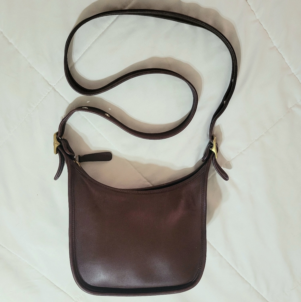 Coach Vintage Janice Legacy Brown Leather Bag 9950